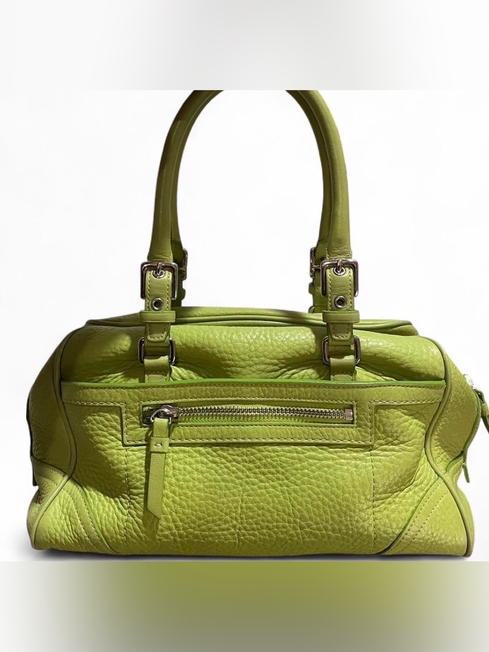 RARE Vintage COACH F10690 Chelsea
Pebbled Leather Tassel Satchel
Handbag - Picture 2 of 8